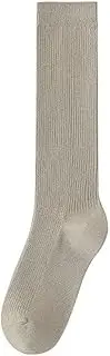[ZIRIA] 1 Pair Socks For Women Spring And Summer Breathable Comfortable Calcetines Black White Casual Stacked Long socks
