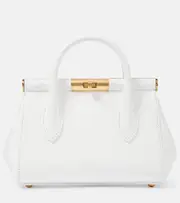 [Dolce & Gabbana] Dolce & Gabbana Marlene Small leather tote bag One Size white
