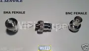 FULLY NICKEL Plated SMA Female Jack to BNC Female plug RF Adapter RF Connector