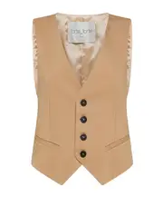 wool twill vest 1,2 cachemire