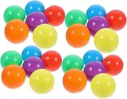 60pcs Colorful Fillable Shells Vending Machine Capsules Empty Balls for Packaging