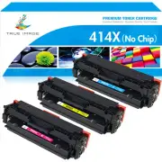 3PK 414X W2020X Toner Compatible With HP Laserjet M479fdn M454dw M479fdw No Chip