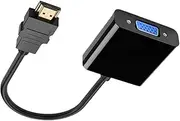 Computer Adapters for Laptops | VGA to DisplayPort Adapter High-Speed Video Adapter | Multipurpose VGA to DisplayPort Adapter, Non-Bidirectional Monitor Adapter for Laptops, Notebooks
