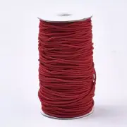 2mm Dark Red Elastic Round Hat 5m Length Masks Sewing AUSSIE SELLER