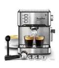 PlumChef 20 Bar Espresso Machine Compact Coffee Maker with Milk Frother 54oz