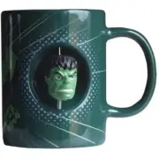 Marvel Comics The Incredible Hulk Head 12 oz Ceramic Spinner Mug NEW UNUSED