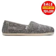 Toms Alpargata Cloudbound Comfort Casual Slippers Womens Grey