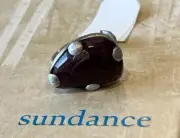 NWT Sundance Catalog Silver “Ruby Polki Ring” size 6 $158