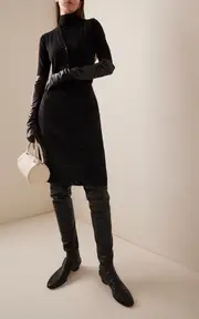[The Row] Awar Leather Over-The-Knee Boots