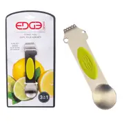 Edge Design 3-In-1 Citrus Tool Green Kitchen Gadget Peeler