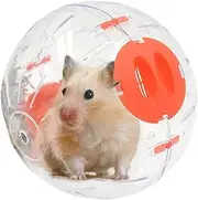 Hamster Ball - Silent Transparent Hamster Toy | Small Pet Supplies for Indoor Outdoor Play Pets Chinchilla Guinea Ferret Gerbil Sports Activity