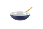 GreenPan Padova Non Stick Coated Dark Blue Open Wok 28cm Home Kitchen Cookware