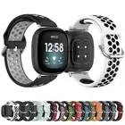 For Fitbit Versa 4/3 Sense 2/Sense Breathable Silicone Sport Band Strap Bracelet