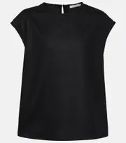 [Asceno] Asceno Dasha wool and cashmere top AU 16 black
