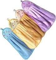 ROMISBABA 4Pcs Pet Dog Bath Towel Quick Drying Strong Water Absorbent Blanket for Cats and Dogs Random Styles 40 * 30CM Ideal for Pet Bathing and Drying