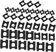 MUCKLILY 40pcs Auto Fasteners Kit Loosening Dk Axis Retaining Ring Type Clips Washer for Durable Material Smooth Surface Corrosion Resistant