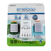 Panasonic Eneloop Rechargeable Battery Pack 1 x Charger + 8x AA + 4x AAA