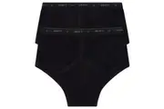 2 Pack X Jockey Mens Classic Y-Front Brief Underwear - Black