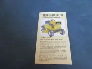 HAHN-ECLISPE GT-700 TRACTOR BROCHURE *** VINTAGE ORIGINAL