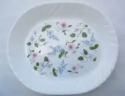 ❤️ NEW Corelle DELICATE ARRAY Chop Plate SERVING PLATTER Entree Floral Swirl Rim