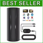 1600+ Miles Range Indoor Digital TV Antenna with Amplifier for Free HD Channels