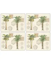 Pimpernel Vintage Palm Study Set of 4 Placemats