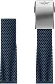 [SKXMOD] Rubber Watchband 22mm 24mm For Breitling Watchbands For AVENGER NAVITIMER WORLD Rubber Waterproof Soft Watch Strap With Buckle