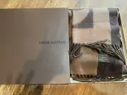 Louis Vuitton Brown Wool /Angora Scarf 72"x 11"-NWT & Box
