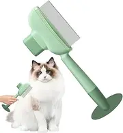 Flea Comb for Cats | Kitten Grooming Comb | Self-cleaning Kitten Grooming Brushes, Multifunctional Pet Dematting Tool for Cats