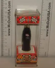 Coke Coca-Cola McDonald's Mini Miniature 3.5" Soda Bottle Kyle Petty #44 1999