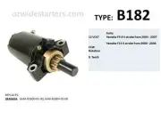 Yamaha starter motor suits F9.9 and F15 4 stroke models from 2000-2007