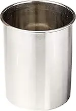 Tablecraft Products Hu2 Utensil Holder, Stainless Steel Brushed