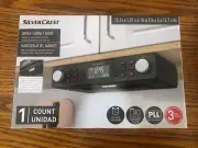 SilverCrest Under-Cabinet AM/FM Radio Digital Clock Radio With Dual Alarm New