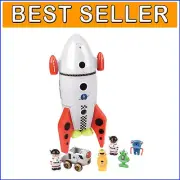 Imaginative Space Adventure Toy: Rocket Ship with Astronauts & Aliens Inside