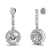 Merida Bloom Earrings Clear
