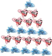 Abaodam 24Pcs Transparent Airplane Educational Pull Back Planes for Colors for Imagination Development and Hand Eye Coordination Great for and Collecting