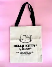Hello Kitty Tote Bag Canvas Tote Aesthetic Custom Reusable Grocery Shopping Bag