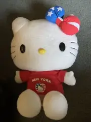 Sanrio Hello Kitty New York W/bag And Plush 13”