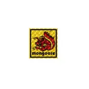 Mongoose - GOLD RED MAURICE PRISM decal - Old school bmx