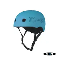 在飛比找PChome24h購物優惠-Micro Helmet 消光海洋藍安全帽 LED 版本
