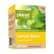 Organic Planet Organic Lemon Balm Tea 25 Bags – Fresh, healthy organic delivery | Doorstep Organics.