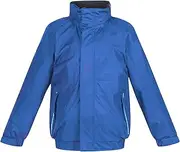 [REGATTA] Kids Unisex Thermoguard Fleece Lined Dover Jacket (Windproof & Waterproof) (UK Size: 5-6) (Royal/Navy)