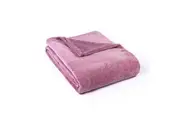 Super Soft Melange Blanket (Plum) - Double/Queen