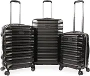 [Original Penguin] Hardside 3pc Set, Black, Black, Hardside 3pc Set