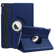 ZUSLAB iPad Mini 6 Case, PU Leather 360 Degree Rotating Protective Smart Stand Cover 2021 (8.3") - Blue