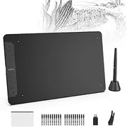 VK1060PRO Drawing Graphic Tablet 10x6 inch Digital Pen Tablet with Battery-Free Passive Stylus (8192) Support Android Windows and Mac Linux OS Drawing Online Class/E-Learning and Web-Conference