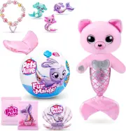 Pets Alive Furmaids Mermaid Plush Interactive Lights & Sounds Toy New Gift