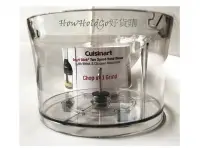 在飛比找Yahoo!奇摩拍賣優惠-Cuisinart透明切碎底盒*1(全新款中間粗軸心).適用