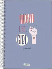 Purple Girl A4 Notebook