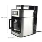 Programmable Coffee Maker 1050W 1.2L Capacity 2-8 Cups Automatic Grind Brew